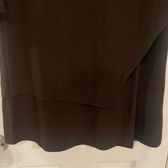 Soft Surroundings Women’s XS Marla Dress Chocolate Brown Lagenlook Cozy Knit - Picture 5 of 10